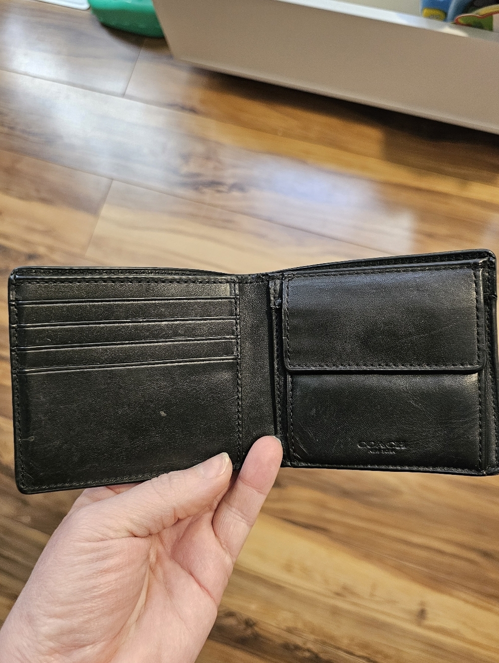 Men's Coach 3-in-1 Wallet in Signature Leather - MSRP $225 - Picture 3 of 7